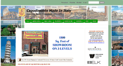 Desktop Screenshot of capodimontemadeinitaly.com